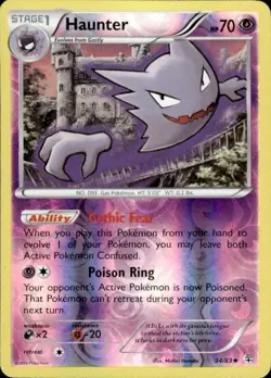 Pokemon Reverse Holo Haunter Generations 34/83 LP - Image 1