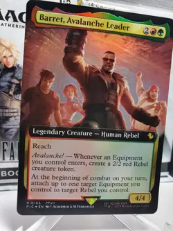 MTG | Barret Avalanche Leader I Final Fantasy I Borderless I FOIL I NM | ENG - Image 2