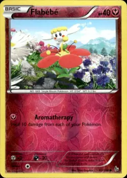 Pokemon Reverse Holo Flabebe (62) XY - Flashfire 62/106 LP - Image 1