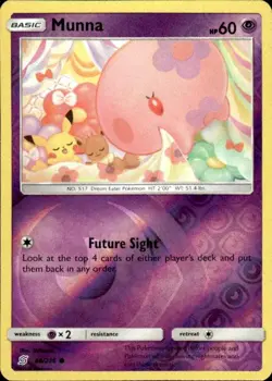 Pokemon Reverse Holo Munna SM - Unified Minds 88/236 LP - Image 1