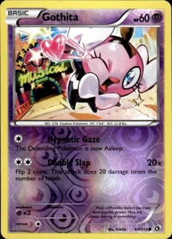 Pokemon Reverse Holo Gothita (69) Legendary Treasures 69/113 LP - Image 1