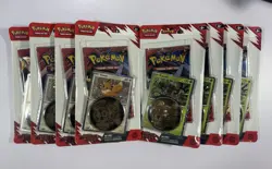 Pokemon TCG Destined Rivals Checklane Blister Pack Eevee & Zarude Lot Of 2 - Image 1