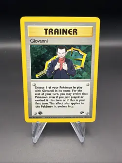 Giovanni - 1st Edition Holo - 18/132 Gym Challenge - Pokemon TCG 2000 - Image 1