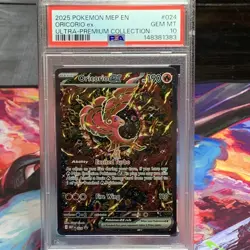 2025 Pokemon Mega Evolutions Promos #24 Oricorio Ex Full Art PSA 10 - Image 1