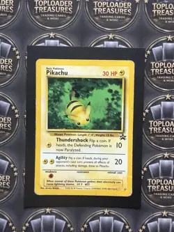 Pokemon Vintage Promo #27 Pikachu Wotc Black Star Movie Promo 2000 - Image 2
