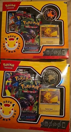 Pokemon TCG Pokemon Day 2026 Collection Box - Lot Of 2 - Image 1
