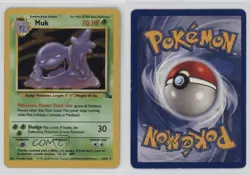 Muk Holo Pokemon Fossil #13 1999 - Image 3