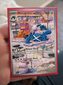 Pokemon Metagross Illustration Rare SV05 Temporal Forces 178/162 Holo 180 HP Me… - Image 1