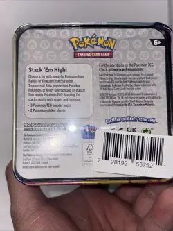 Pokemon TCG Scarlet Violet Stack Em Up Tins Lot of 3 Factory Sealed 9 Pack Total - Image 3