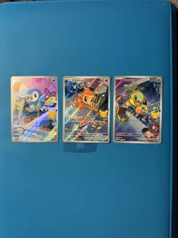 Pokemon First Partner Illustration Sinnoh Promos Turtwig Chimchar Piplup NM - Image 1