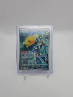 Pokemon TCG Misty's Psyduck 70HP 193/182 Sv10 Illustration Rare Full Art Holo - Image 4