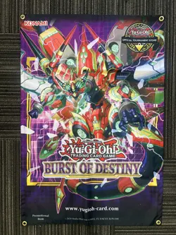 Yu-Gi-Oh! 2021 Burst of Destiny OTS Promotional Banner Konami DISPLAY NEW - Image 1