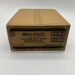 Auction #1 One Piece EN OP14-EB04 The Azure Sea's Seven Booster Pack Case SEALED - Image 1