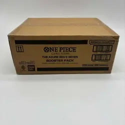 Auction #1 One Piece EN OP14-EB04 The Azure Sea's Seven Booster Pack Case SEALED - Image 4