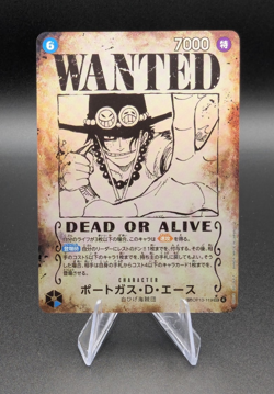 Portgas D. Ace OP13-119 (JP) | One Piece Card Game | Wanted | SP NM - Image 1