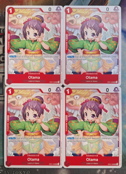 4x Otama OP01-006 Uncommon Englisch PLAYSET NM One Piece - Image 1
