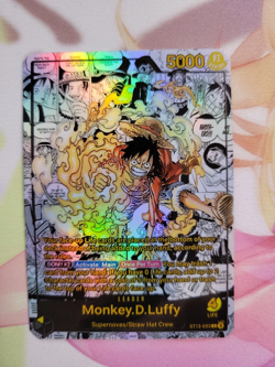 One Piece TCG Custom Leader - Monkey.D.Luffy (Starter 13) - Image 1