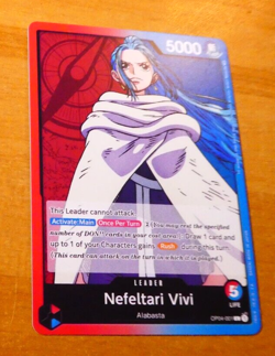 ONE PIECE KINGDOMS OF INTRIGUE ENGLISH CARD GAME CARTE OP04-001 EN NEW NEU NEUF - Image 1