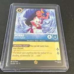 2026 Disney Lorcana Winterspell EN-11 Moana 155/204 Regular - Image 1