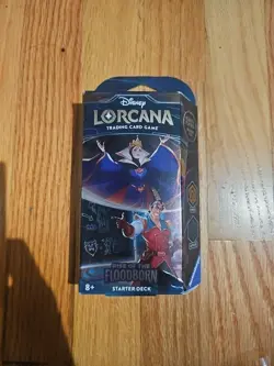 Disney Lorcana Rise of the Floodborn Starter Deck Amber Sapphire |BRAND NEW - Image 1
