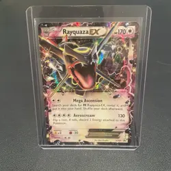 Rayquaza EX XY69 Promo Holo- Pokemon TCG Card- Heavily Played- Read Description - Image 1