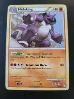 Pokemon Card 2010 Triumphant - Nidoking 6/102 - Image 1