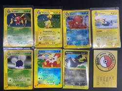 Pokemon - Lotto E-Series - Holo Aquapolis - Reverse Skyridge - 7 Cards - Image 1