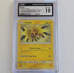 Pokemon Zapdos 2023 Trading Card Game Classic 012/034 Holo CGC 10 - Image 1