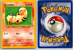 GROWLITHE 68/105 N4 NEO DESTINY UNLIMITED POKEMON CARD TCG HP 2002 - Image 1