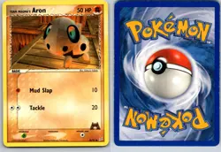 TEAM MAGMA'S ARON 58/95 MA TEAM MAGMA VS TEAM AQUA POKEMON CARD TCG MP 2004 - Image 1