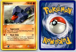 NOSEPASS 25/110 HP HOLON PHANTOMS POKEMON CARD TCG LP 2006 - Image 1