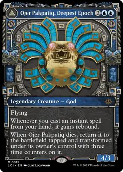 MTG Foil - Ojer Pakpatiq, Deepest Epoch (Showcase) - 315 / NM / English - Image 1