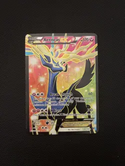 Pokemon Xerneas EX 146/146 XY Ultra Rare Full Art Holo Card 170 HP - Image 1