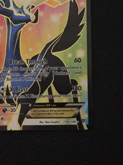 Pokemon Xerneas EX 146/146 XY Ultra Rare Full Art Holo Card 170 HP - Image 2