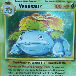 Venusaur 1999 Holo 15/102 Pokemon Card Base Set Unlimited LP - Image 3
