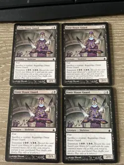 4 Dimir House Guard Ravnica City of Guilds MTG LP Playset Magic: The Gathering - Image 1