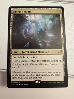 MTG 1x Ketria Triome # 250 Ikoria: Lair of Behemoths Magic the Gathering x1 NM - Image 1