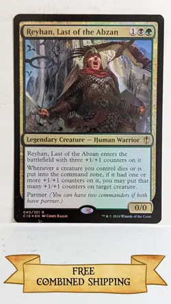 Reyhan, Last of the Abzan Commander 2016 Foil - Image 1