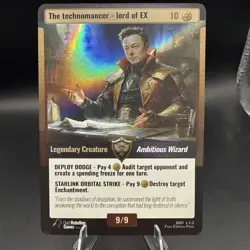 The Technomancer Lord of EX, Elon Musk, World War Woke - Rare, Holographic - Image 1