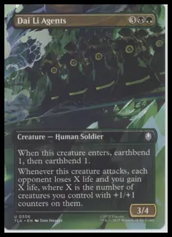 👁 MTG Dai Li Agents EA – Avatar: The Last Airbender Rare Extended Art - Image 1
