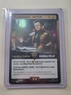 The Technomancer Lord of EX, Elon Musk, World War Woke - Rare, Holographic - Image 2