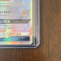 Pokemon Lunala GX 153/149 Sun & Moon Secret Rare Full Art Holo GX Card - Image 3