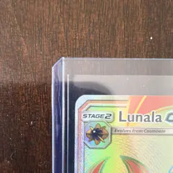 Pokemon Lunala GX 153/149 Sun & Moon Secret Rare Full Art Holo GX Card - Image 5
