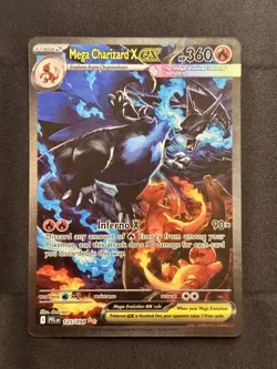 Mega Charizard X EX 125/094 SIR ⭐⭐ NM Me02: Phantasmal Flames Pokemon TCG - Image 1