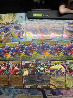 Pokemon 40 Ex Card Lot Bulk NM Mega Evolutions Scarlet Violet #1 - Image 5