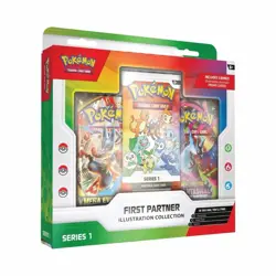 Pokemon TCG First Partner Illustration Collection Series 1 Promo Box English - Image 1