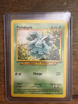 Pomdepik (Pineco) 77/105 French Pokemon Neo Destiny France - LP - Image 1