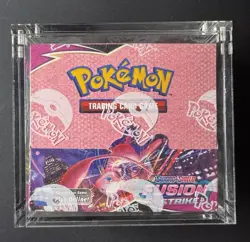 Pokemon Fusion Strike Booster Box SEALED + Acrylic Case Sword Shield - Image 1