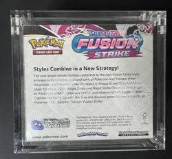 Pokemon Fusion Strike Booster Box SEALED + Acrylic Case Sword Shield - Image 2