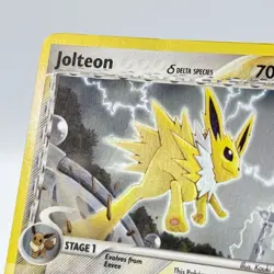 Jolteon (Delta Species) Rare Delta Species Reverse Holo 7/113 Pokemon Card MP - Image 3